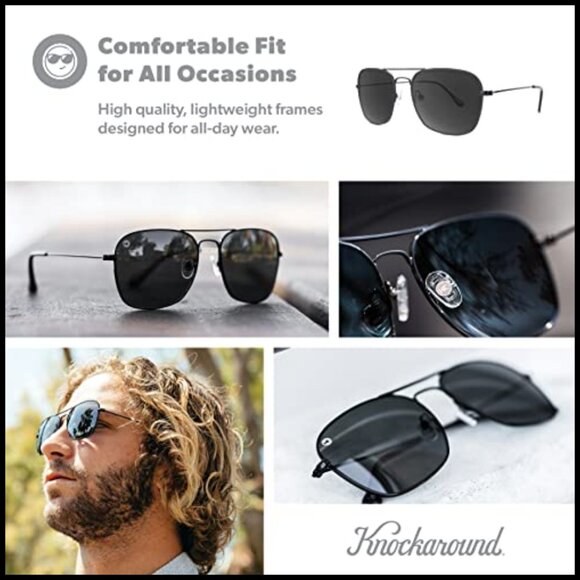 Polarized Aviator Sunglasses with Stainless Steel Frame and UV400 Protection main image 4